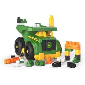 MEGA BLOKS - First Builders John Deere: Large Dump Truck, 25 Piece